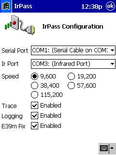 IrPass Configuration