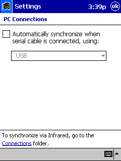 Control Panel Snapshot