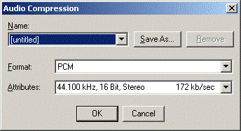 Audio Compressor Dialog